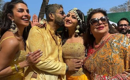 Priyanka Çopranın qardaşı təmtəraqlı toyla evləndi
