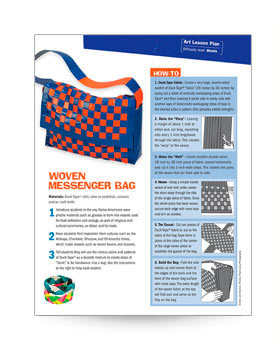 Woven Messenger Bag