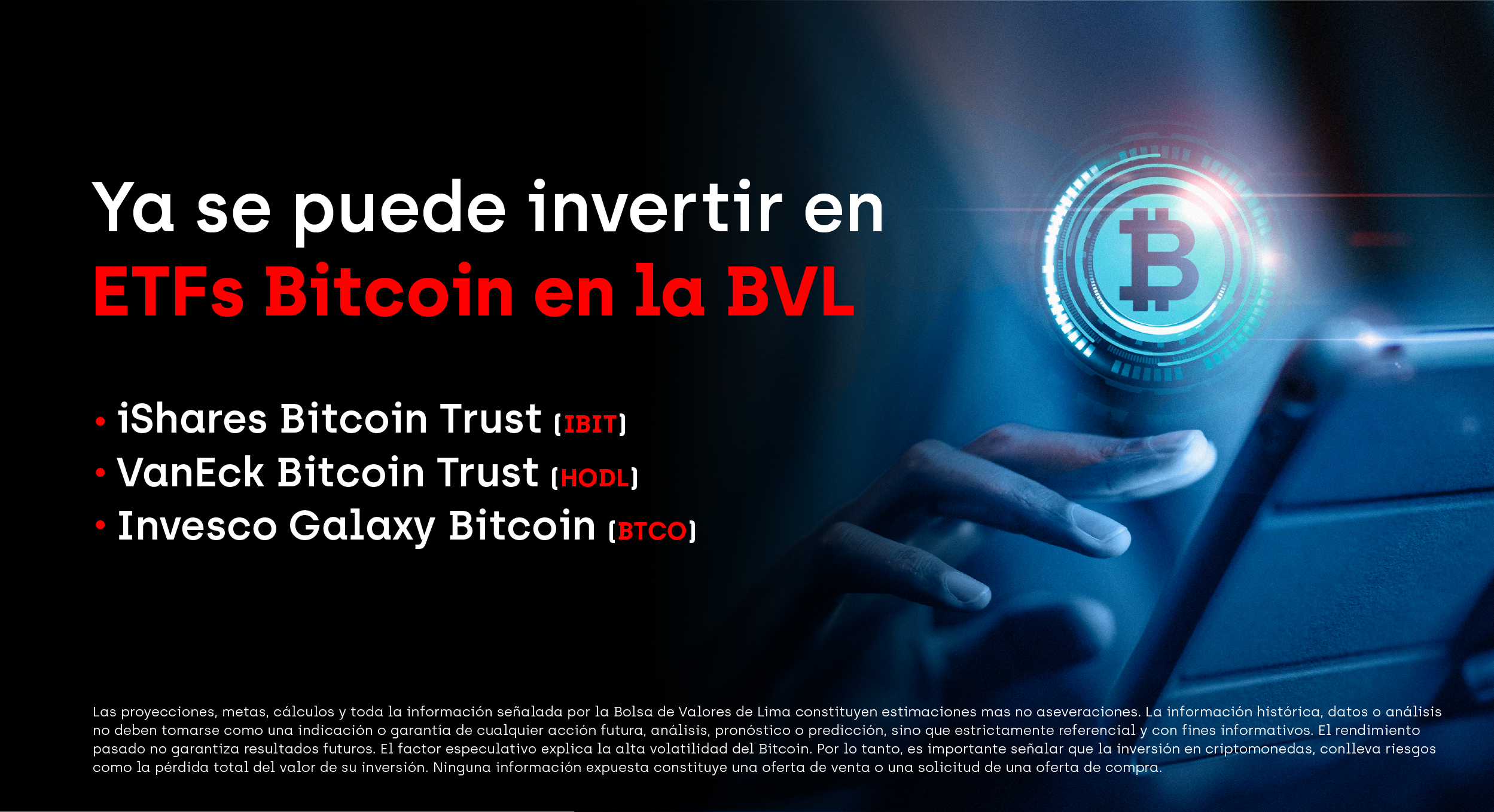 Ya se puede invertir en ETFs Bitcoin en la BVL - Bolsa de Valores de Lima -  BVL