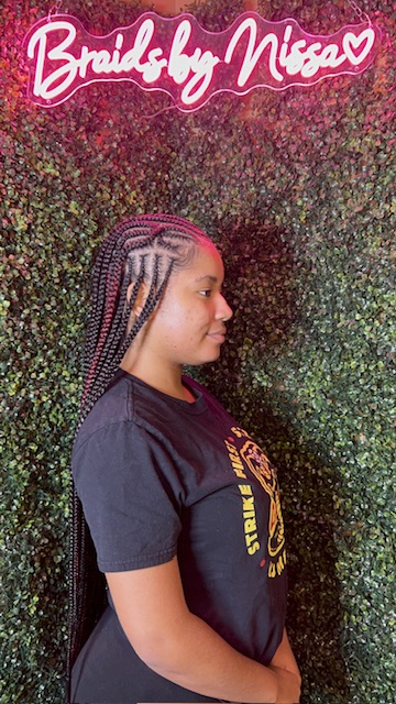 Fulani braids (medium knotless)