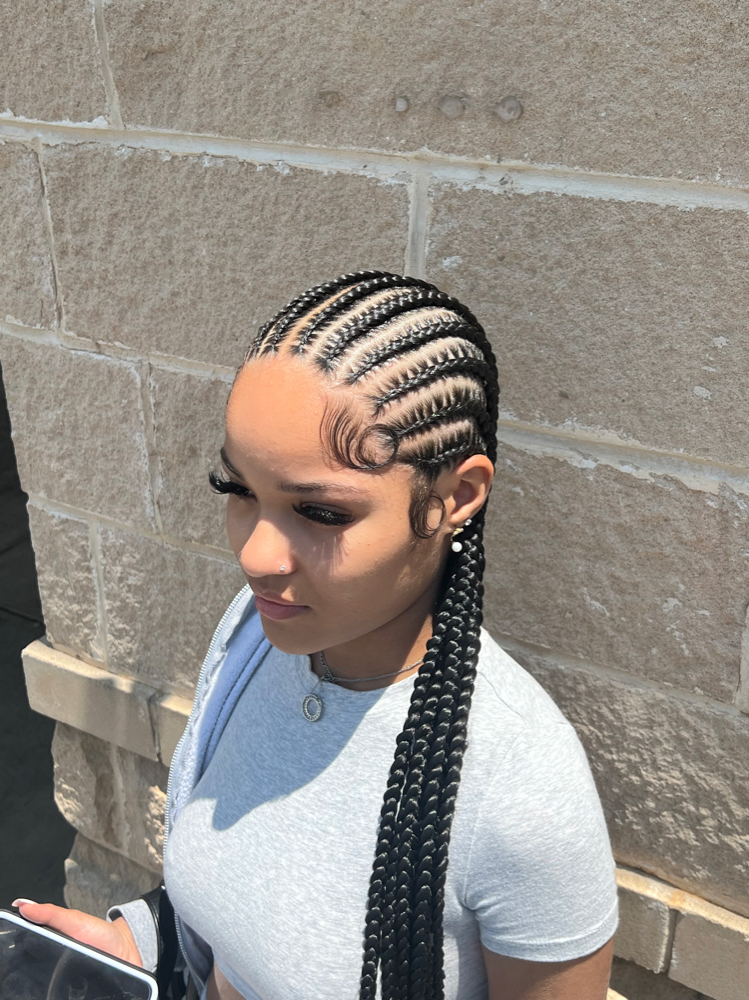 10 - 12 stitch braids