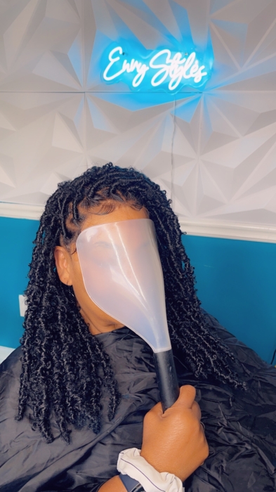Butterfly Locs with Frontal - Average length
