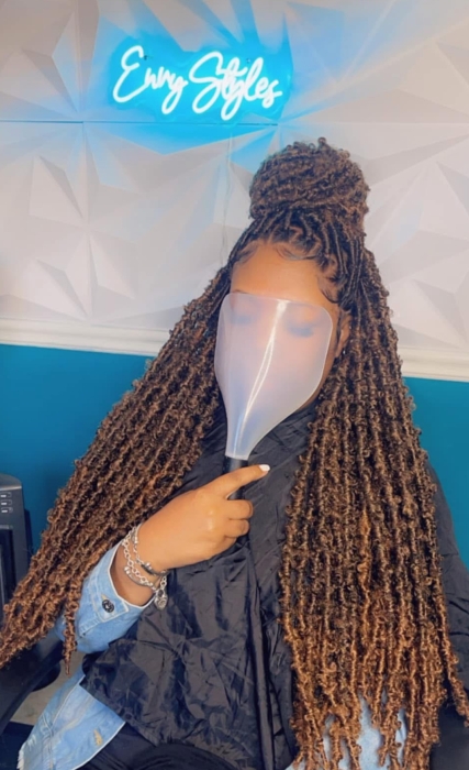 Butterfly Locs with Frontal - long length