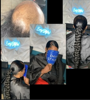 Frontal Ponytal Braided