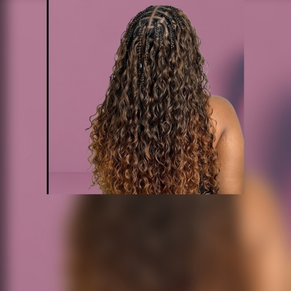 Boho Knotless Braids