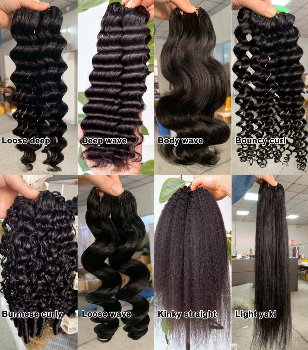 Miracle knots crochet human hair
