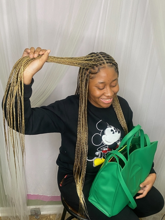 Small Knotless Braids