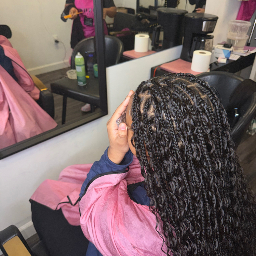 Small Boho Knotless