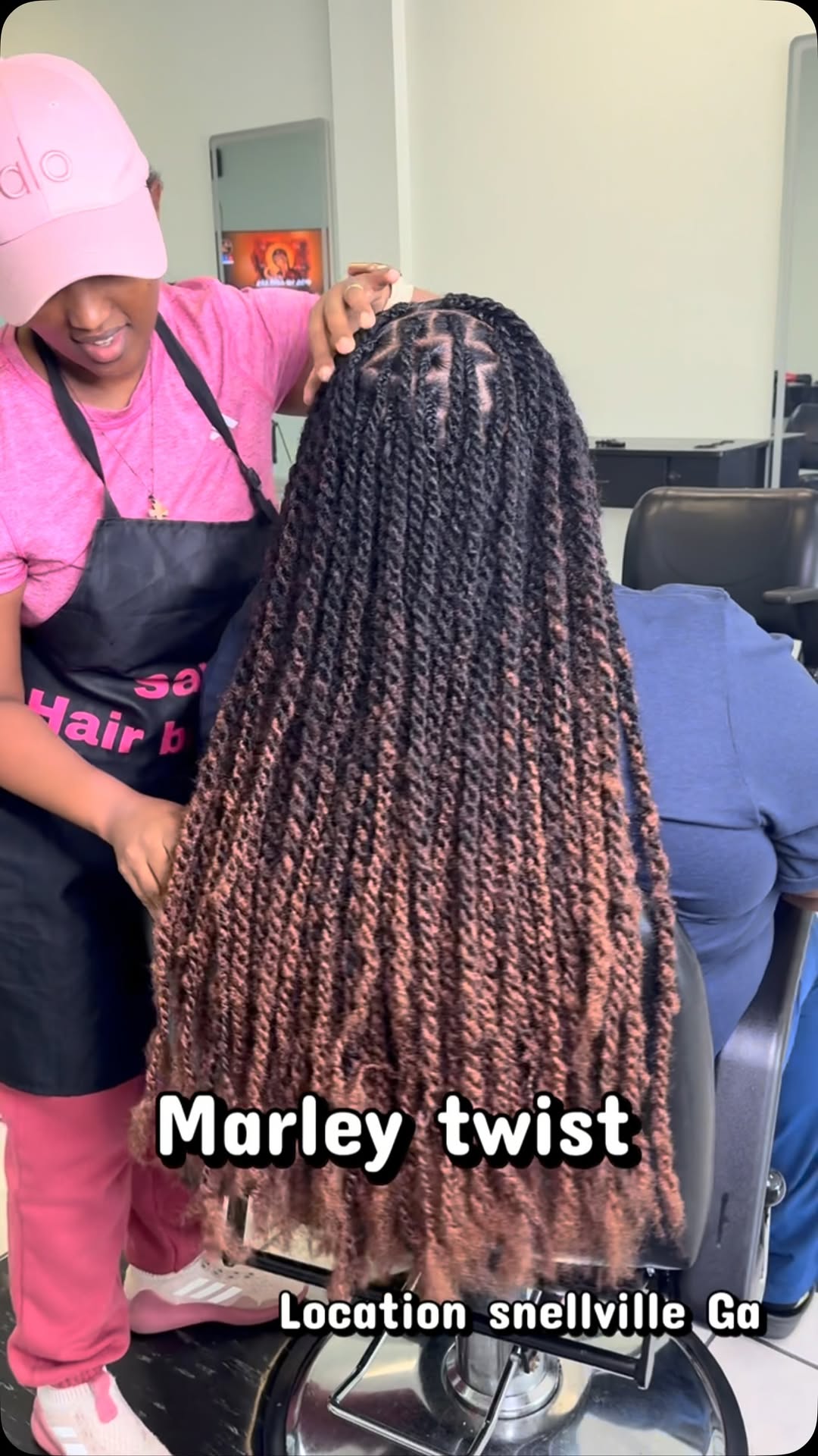 Our work, Sam-hairbraiding