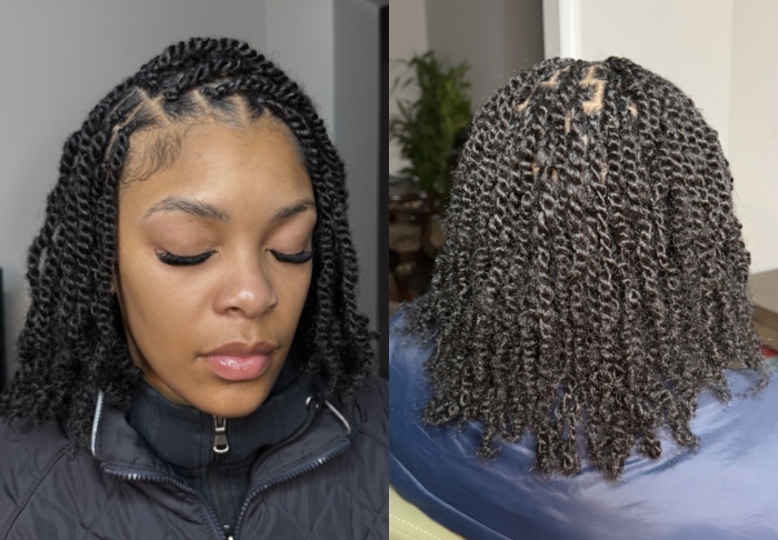Smedium Kinky Twists Shoulder