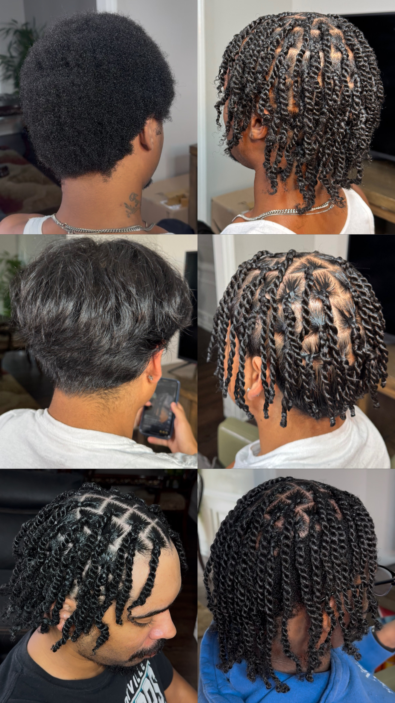 Smedium Men’s Twists/Braids with Extensions
