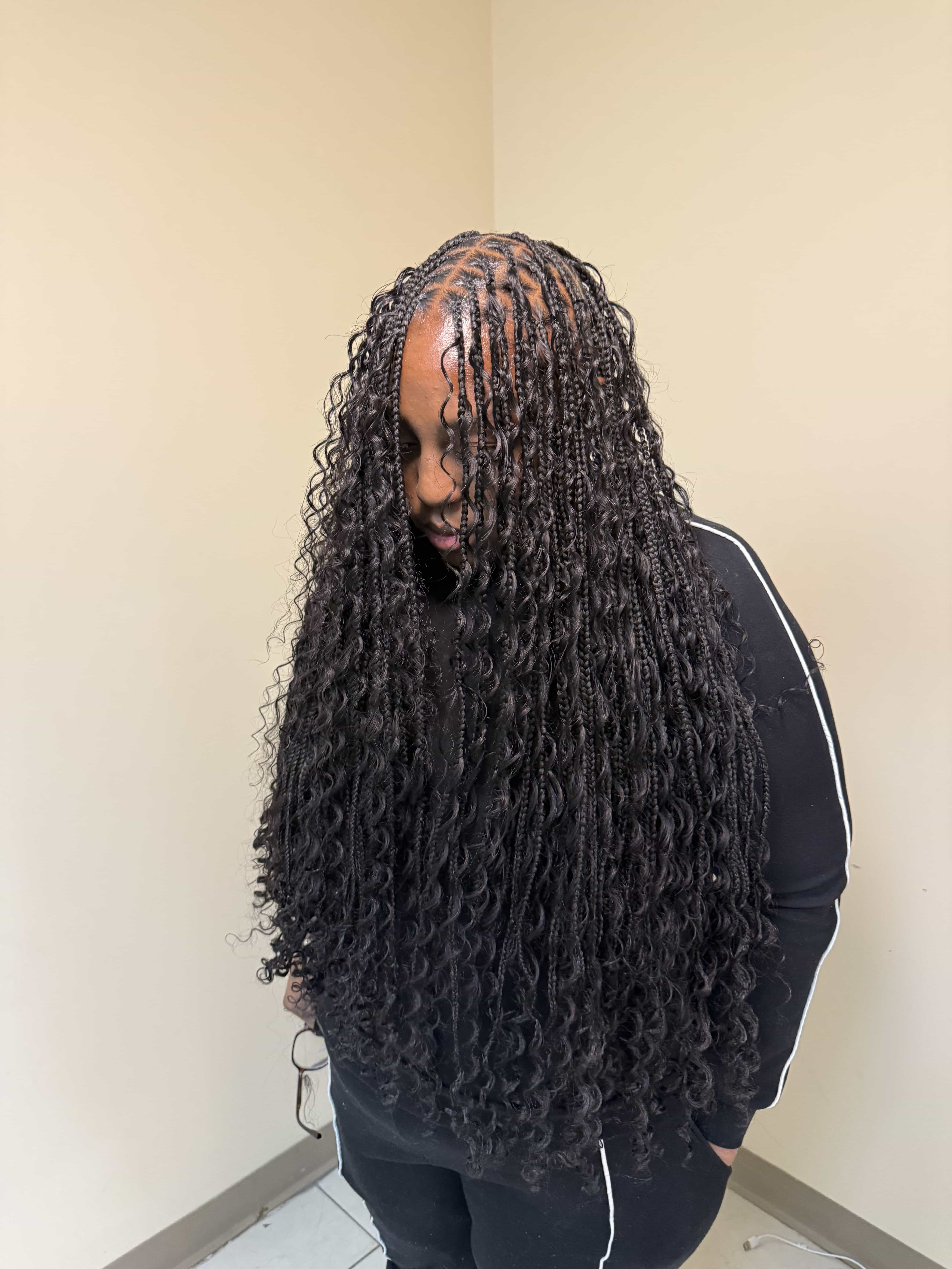 Medium bohemian knotless