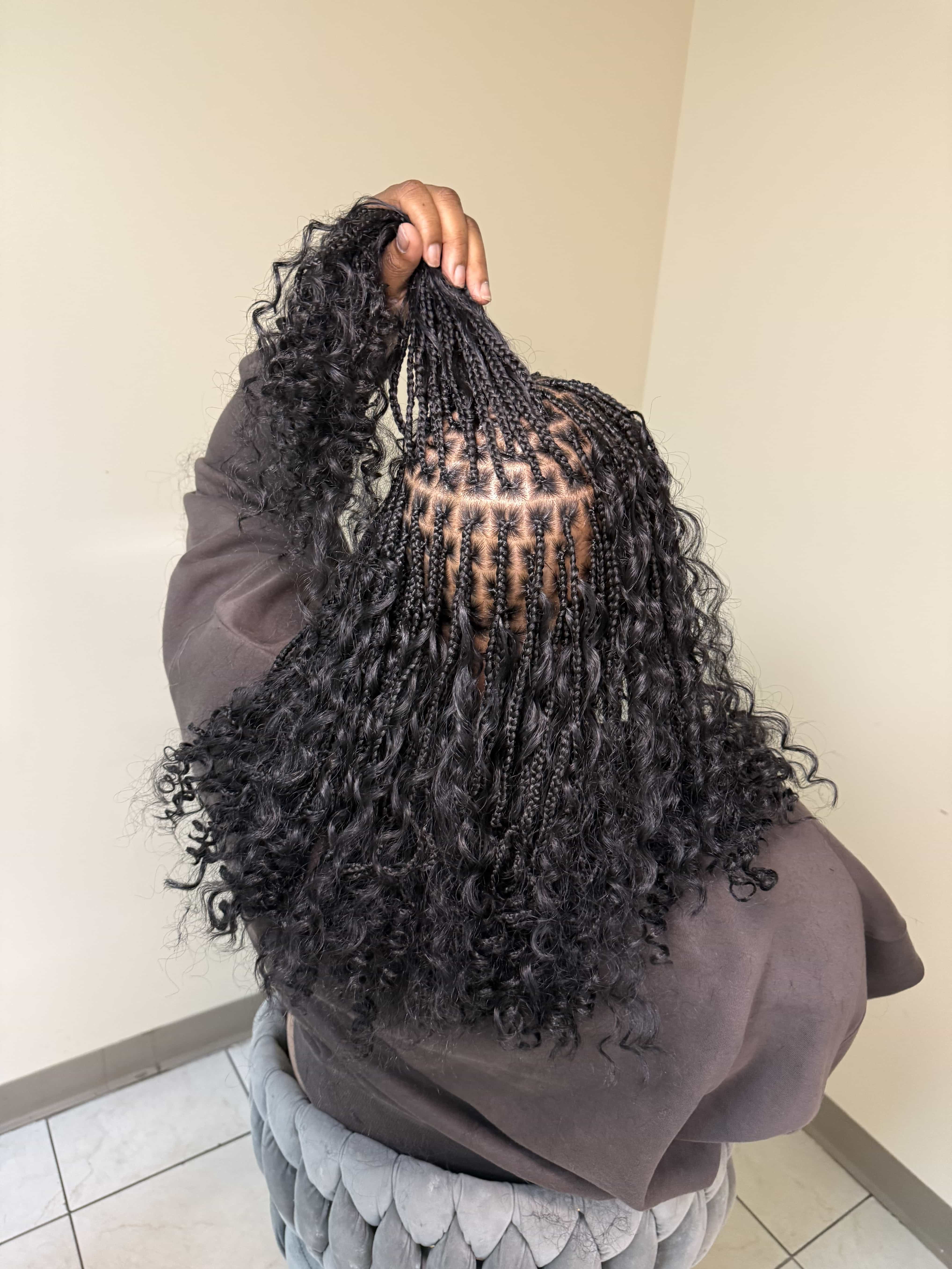 Bob knotless braids