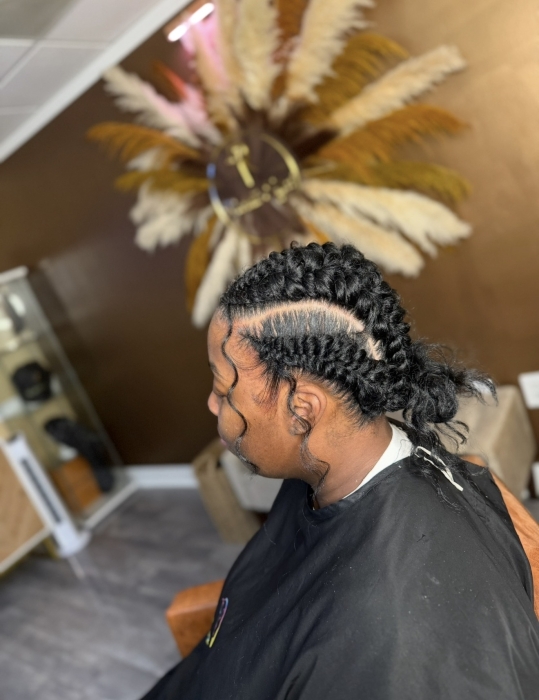4 Butterfly Cornrows
