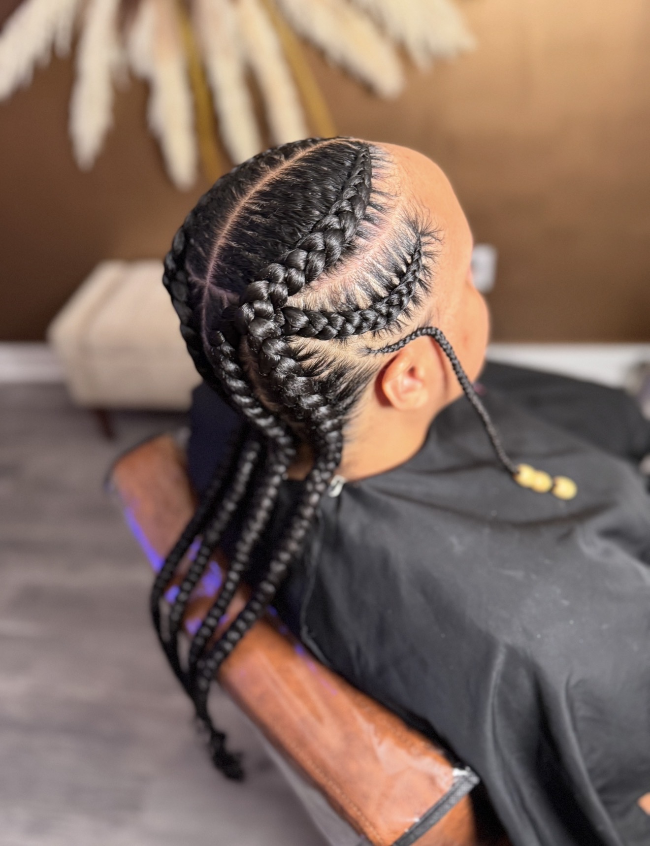 4 Feed In Braids