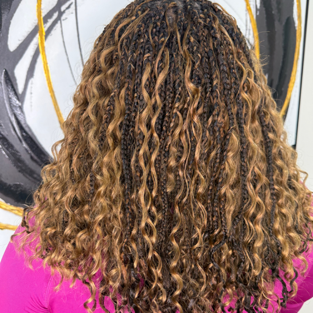 Long Knotless&Boxbraid Bob