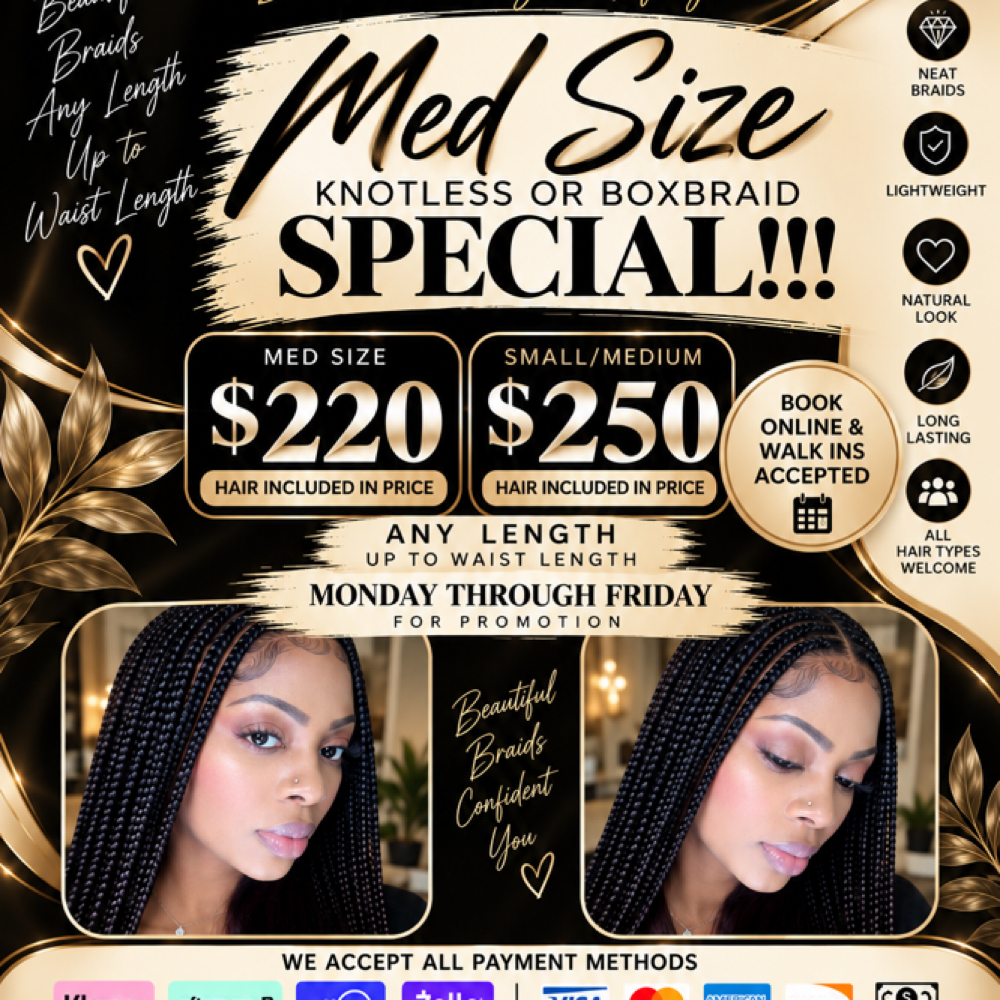 Fall Speacial Knotless&Boxbraids