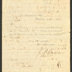 Letter from J. A. Thomas to Hector Humphreys