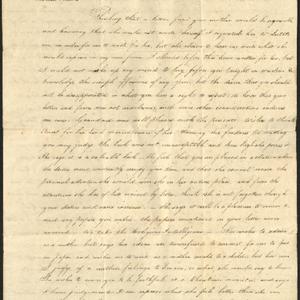 Letter from Adeline C. Griswold to Hector Humphreys