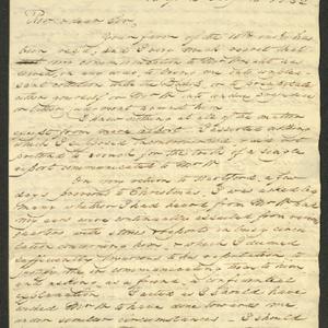 Letter from I. H. Parker to Hector Humphreys