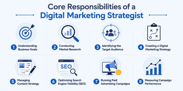 Responsibilities of a Digital Marketing Strategist