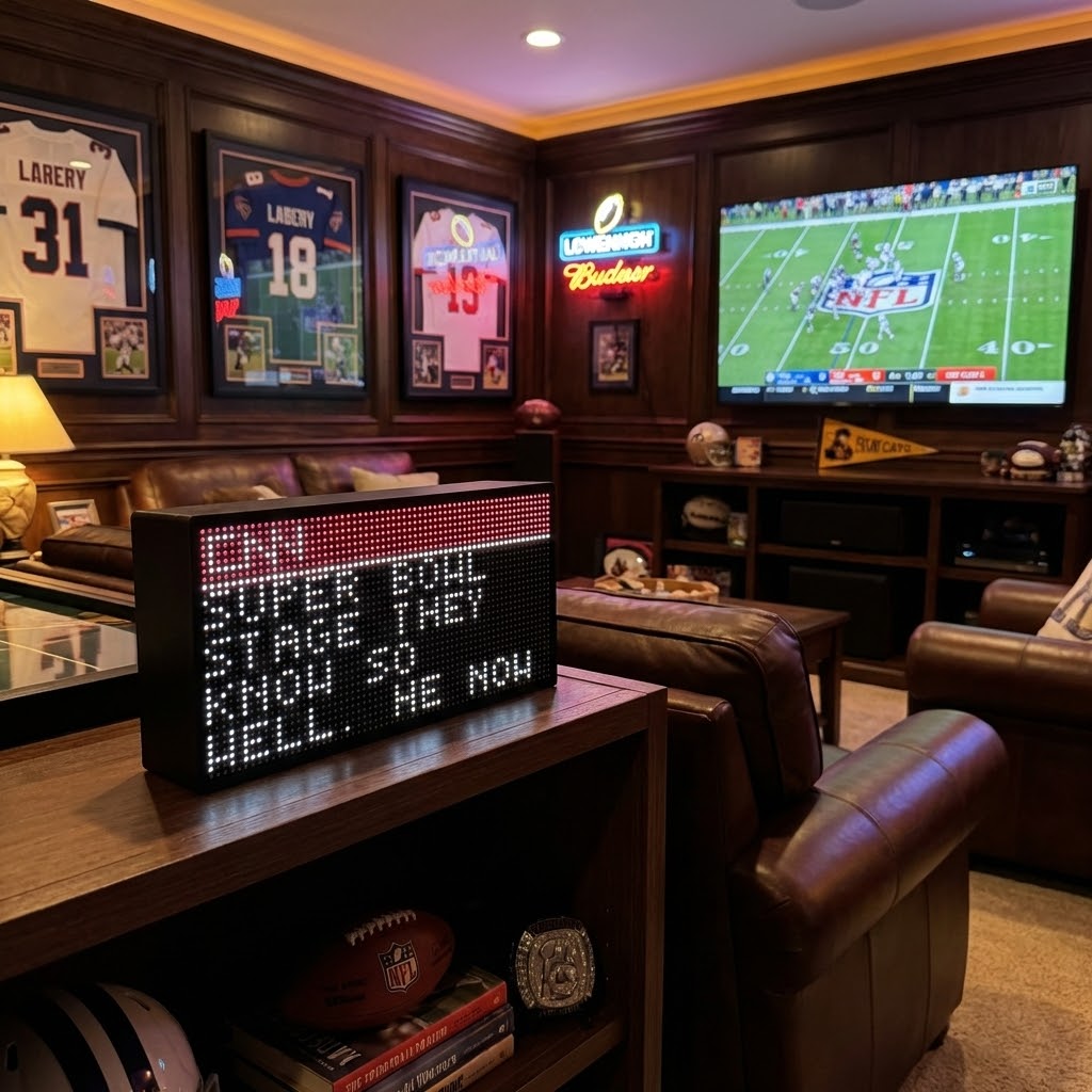 A physical display built to belong on your desk, counter, or wall. Solidpixels Tetra adds character and clarity to your space without clutter, noise, or unnecessary distractions.