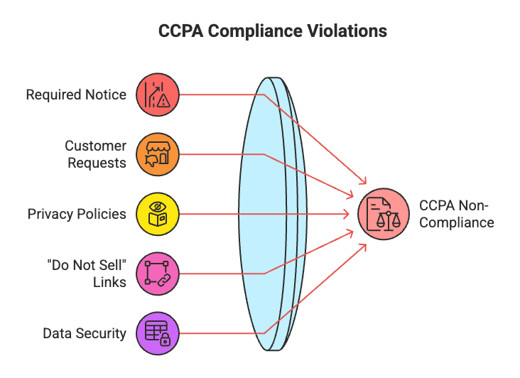 CCPA Compliance Violations