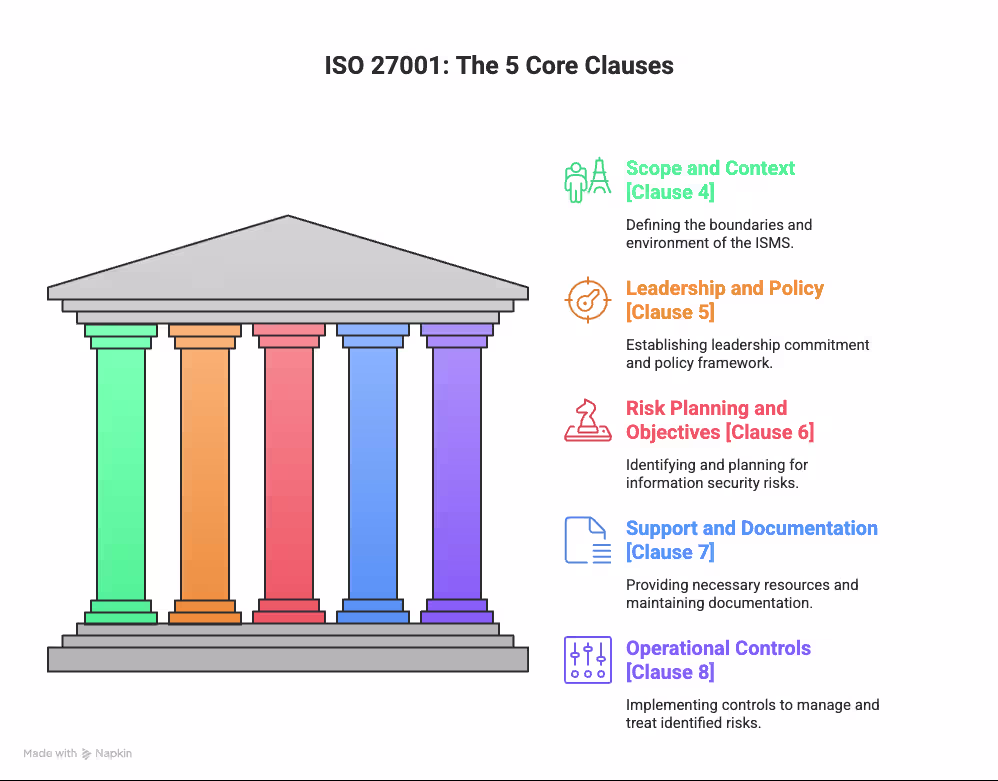 ISO 27001- The 5 Core Clauses