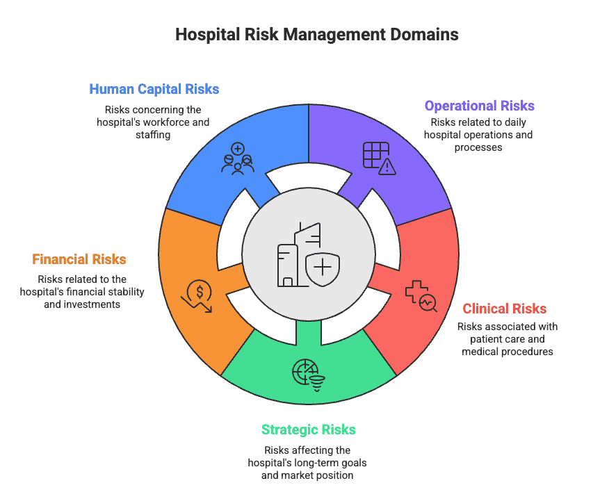 Key Domains of Risk Management for Hospitals