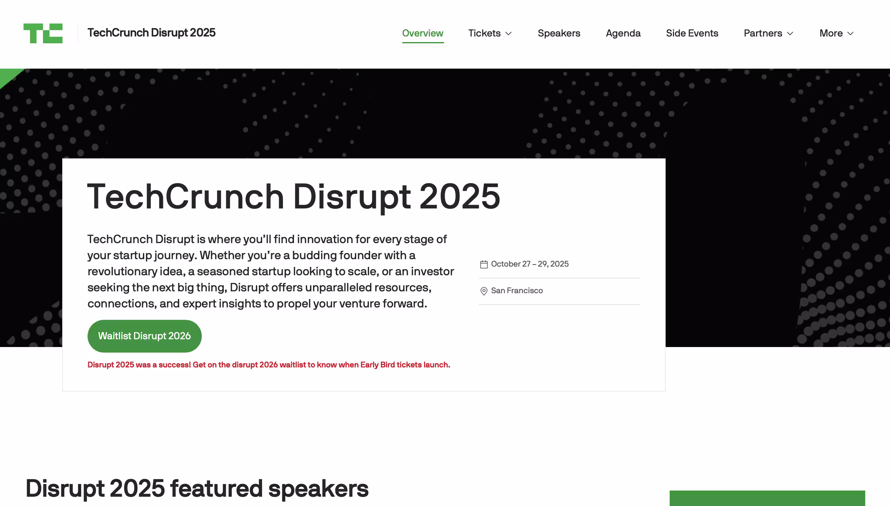 TechCrunch Disrupt 2025