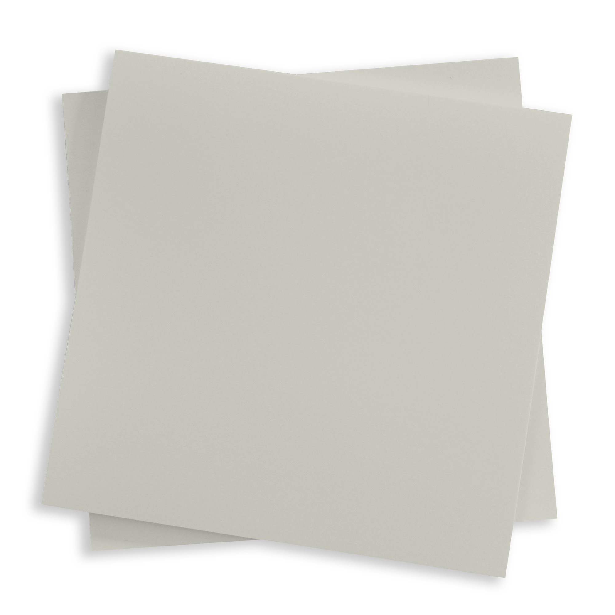 Neutral Gray Flat Card - 3 x 3 Gmund Colors Matt 111C