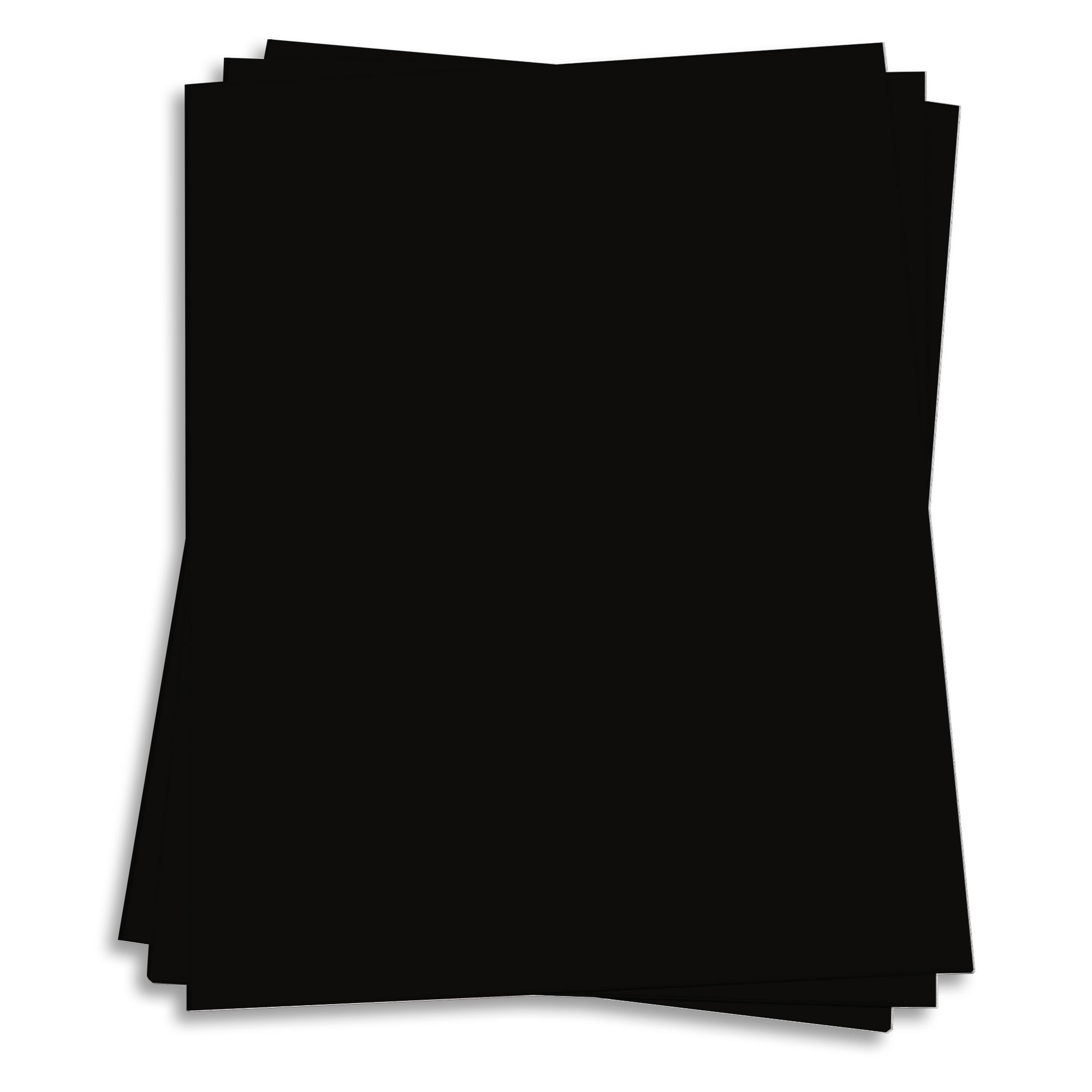 Eclipse Black Card Stock - 8 1/2 x 11 65lb Cover