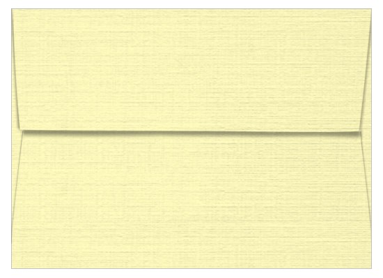 Baronial Ivory Envelopes - A1 Classic Linen 3 5/8 x 5 1/8 Straight Flap 80T