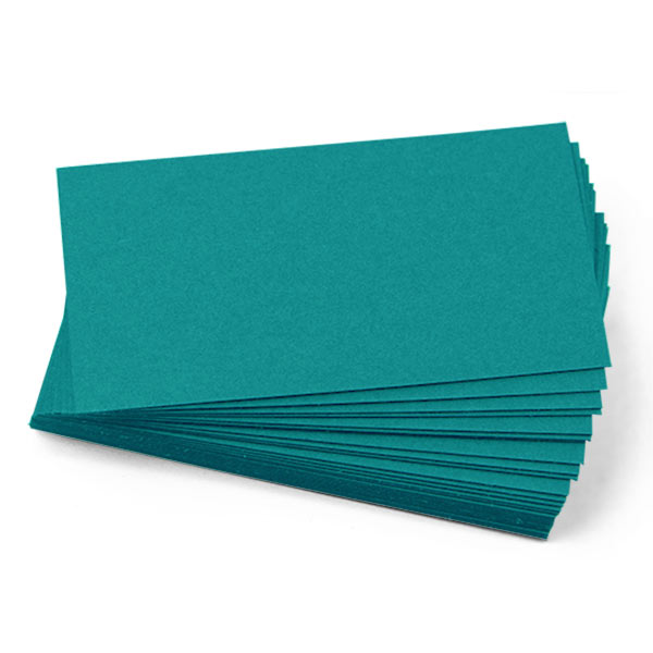Mini Gmund Colors Matt Aqua Blue Blank Cards - Flat, 111lb Cover