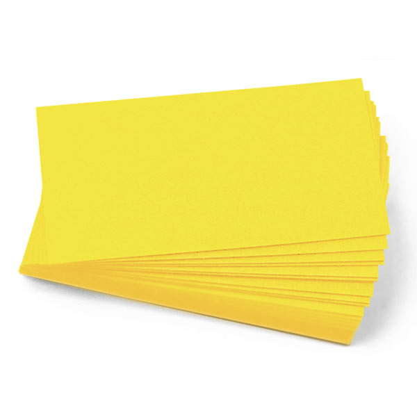 Mini Gmund Colors Matt Canary Yellow Blank Cards - Flat, 111lb Cover