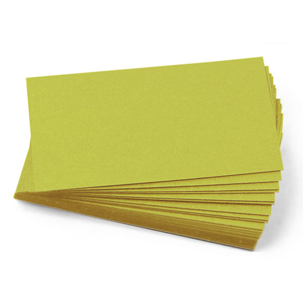 Mini Gmund Colors Matt Chartreuse Blank Cards - Flat, 111lb Cover