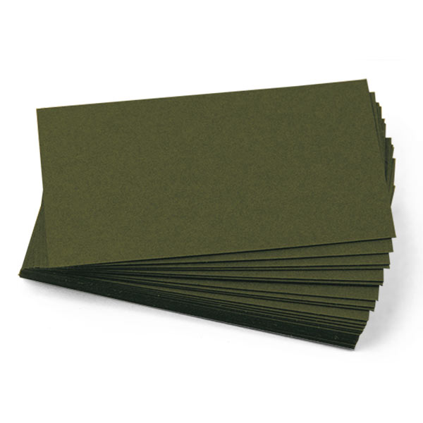 Mini Gmund Colors Matt Forest Green Blank Cards - Flat, 111lb Cover