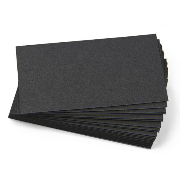 Mini Gmund Colors Matt Licorice Black Blank Cards - Flat, 111lb Cover