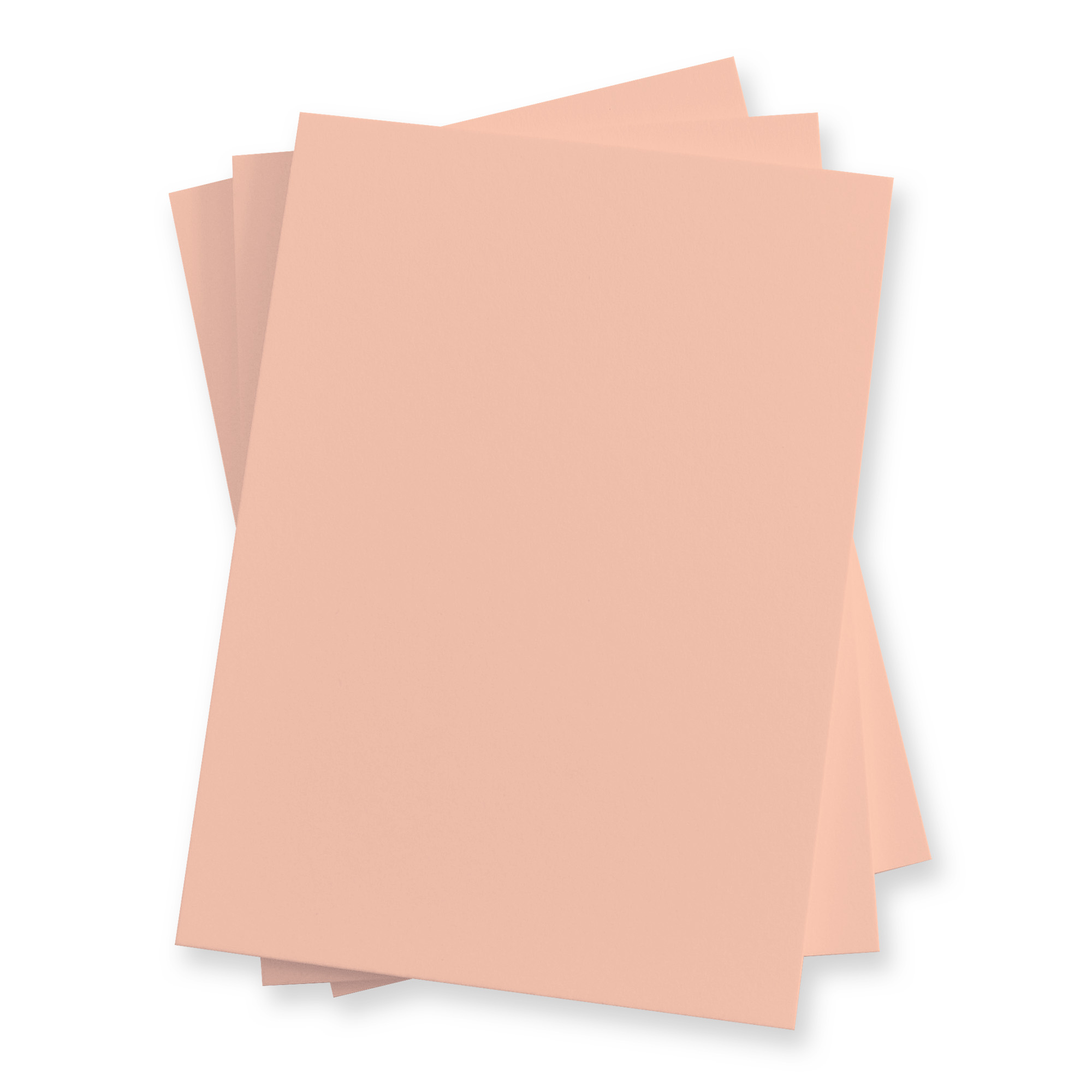 Blush Peach Flat Card - A7.5 Gmund Colors Matt 5 3/8 x 7 1/4 111C