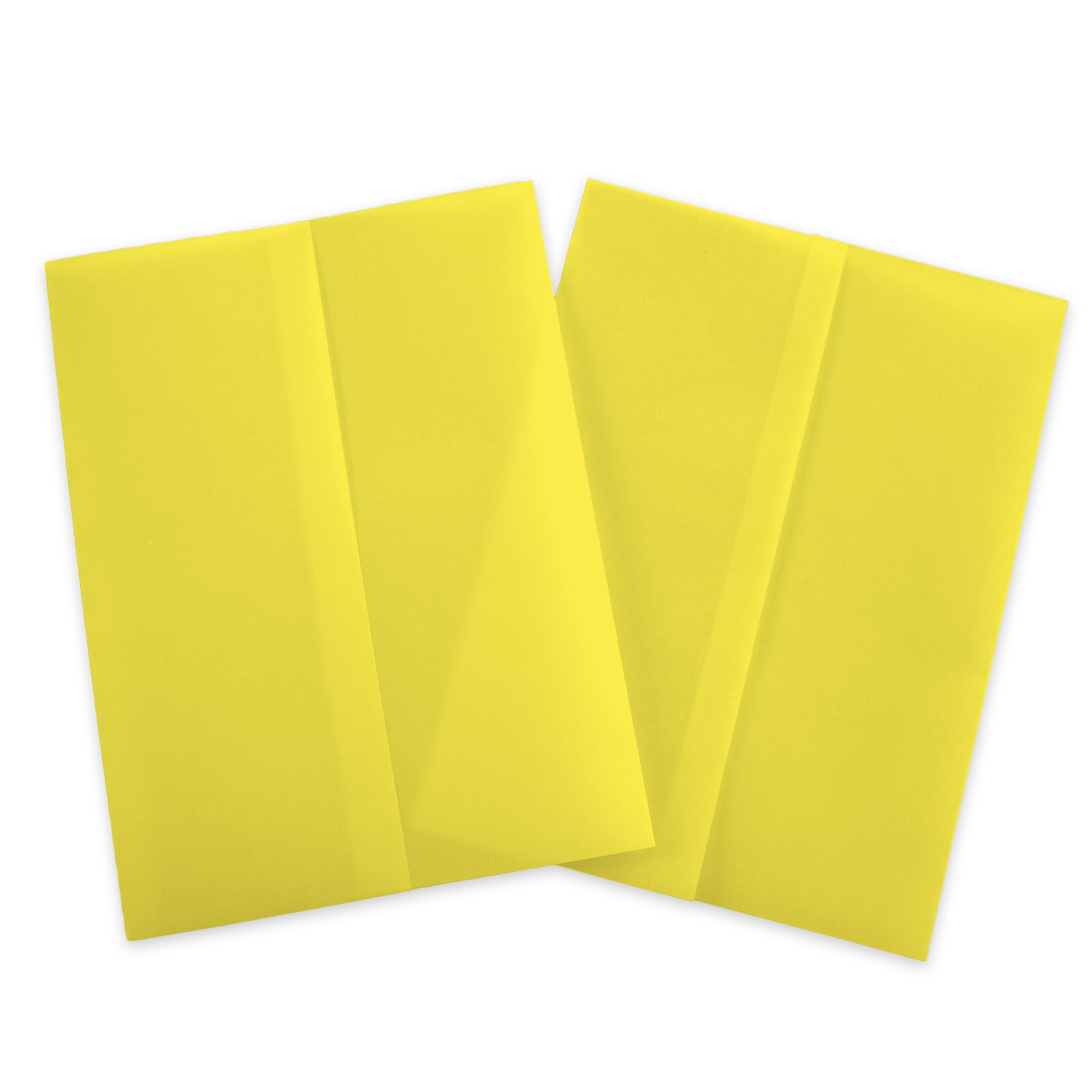 Canary Yellow Translucent A7 Vellum Wrap - 7 x 11, 30lb Colors Transparent