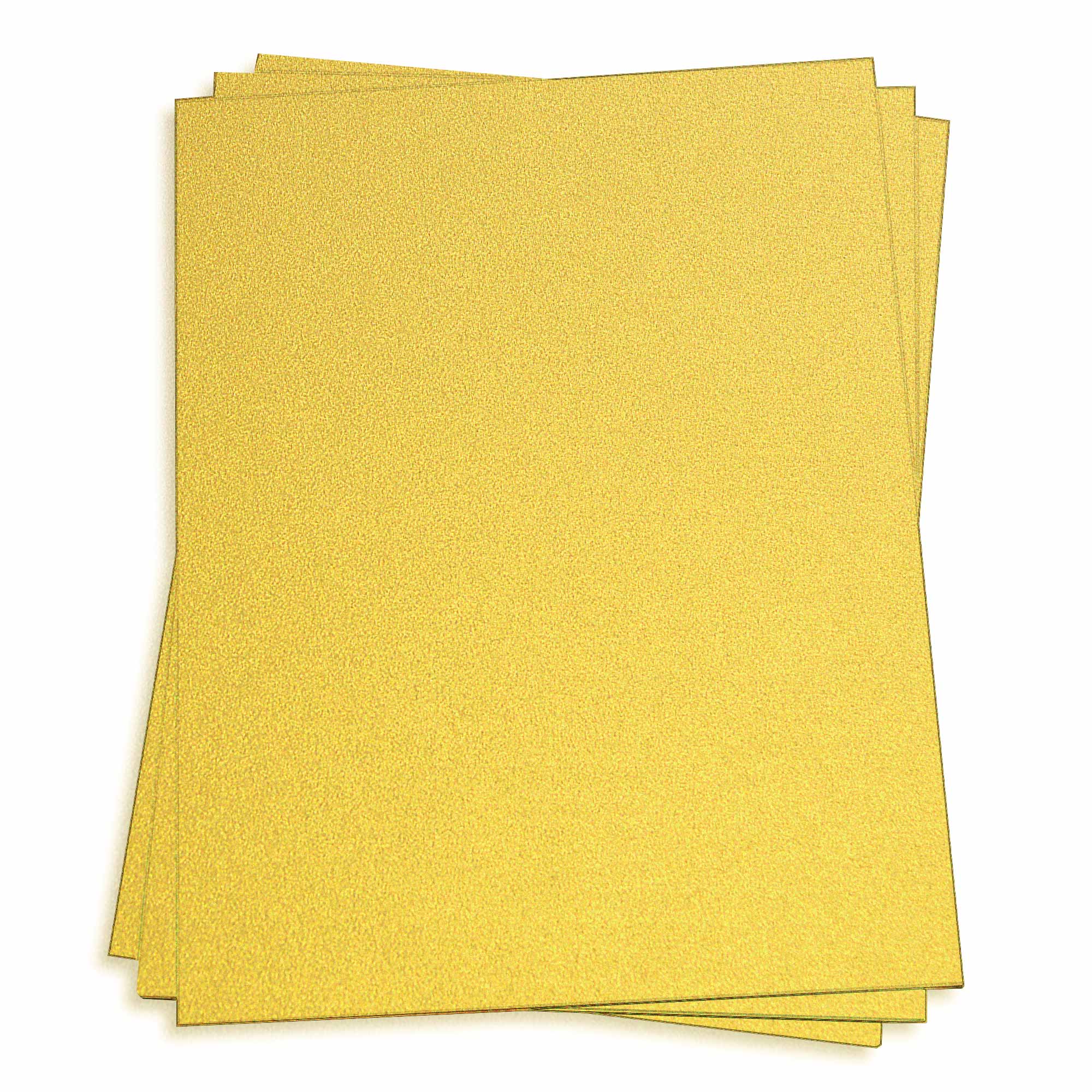 Super Gold Card Stock 8 1/2 x 11 Curious Metallics 111lb Cover Sample