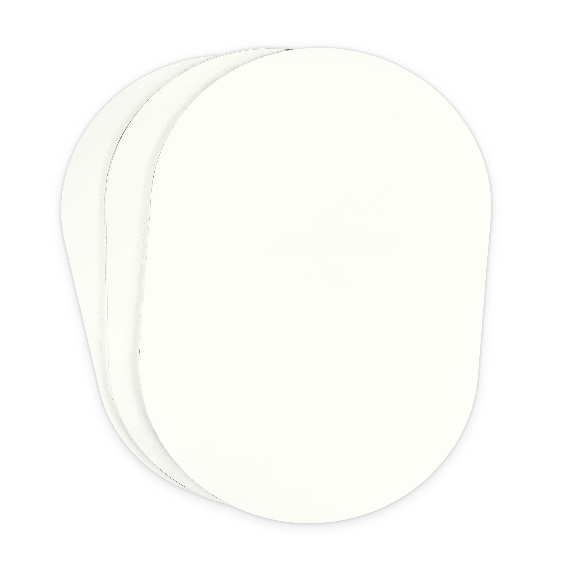 Cotton Wedding White Double Arch Invitation Card - A2 4 1/4 x 5 1/2 111C