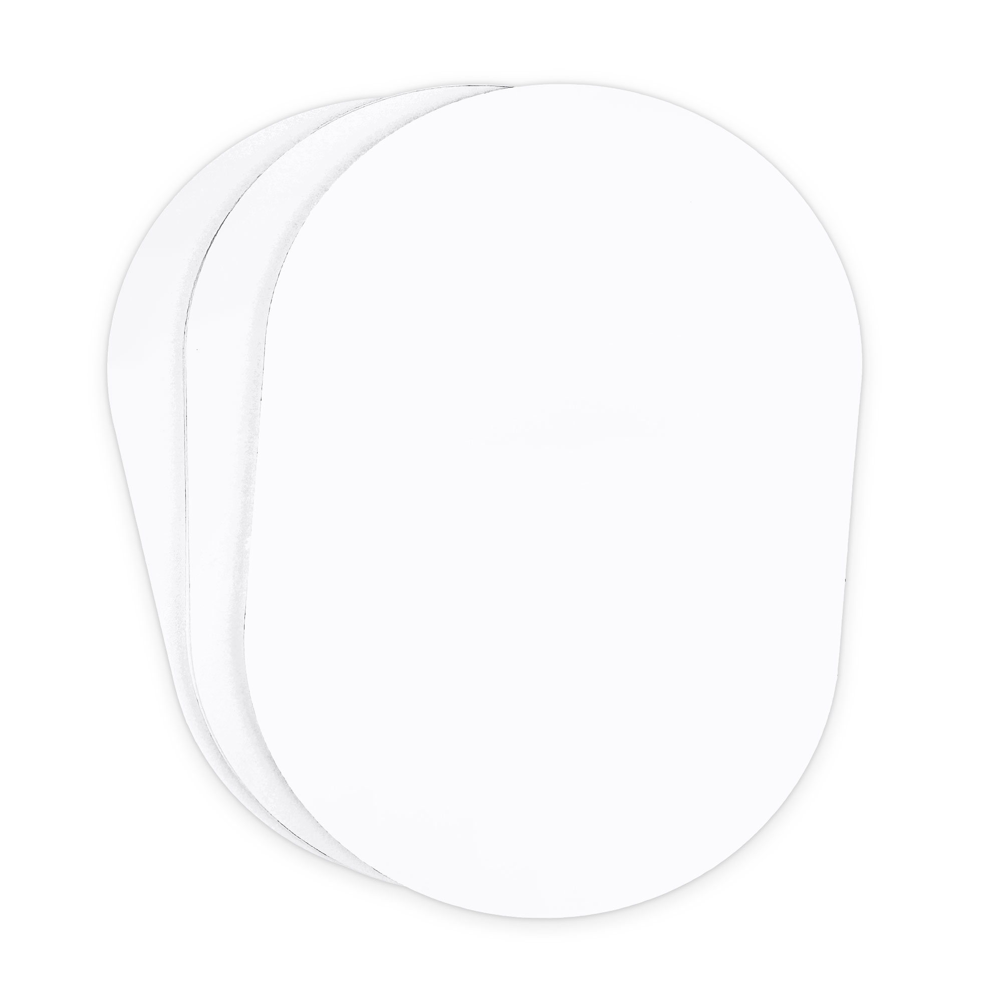 Cotton Max White Double Arch Invitation Card - A7  5 x 7 111C