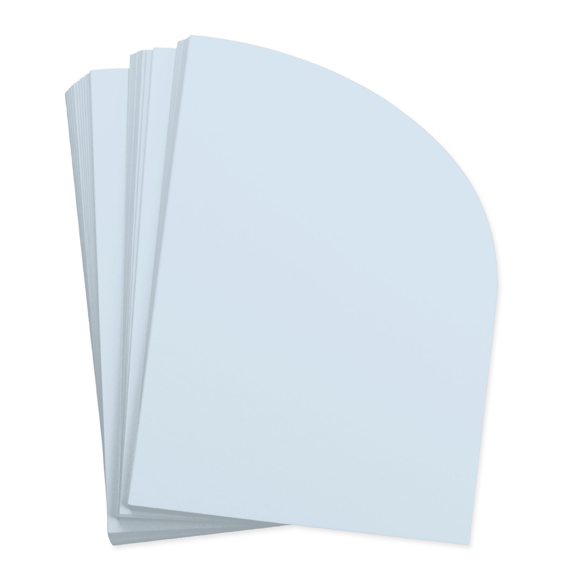 Cotton Gentlemen Blue Half Arch Shaped Card - A7 5 x 7 111C