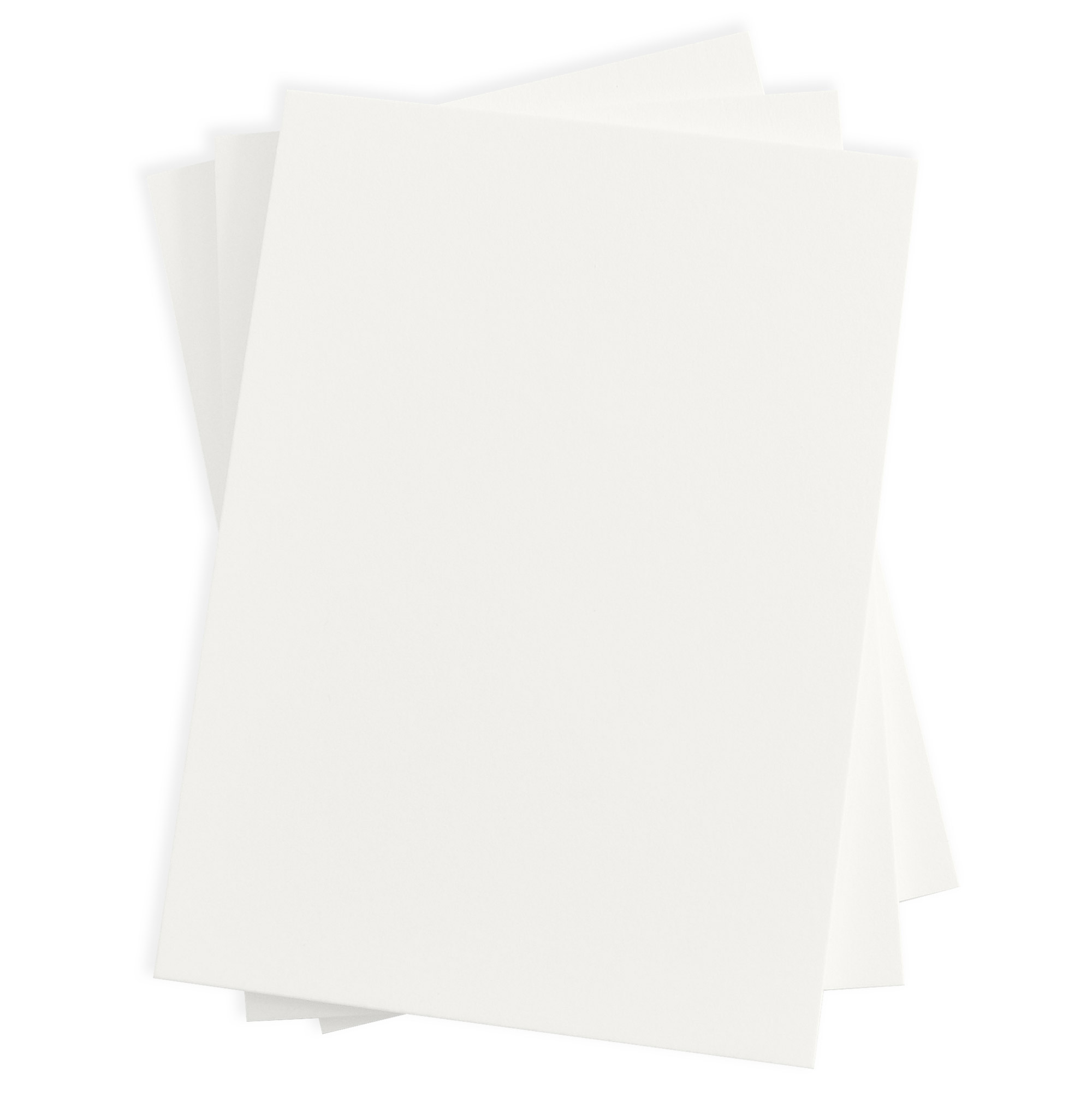 Wedding White Flat Card - A2 Gmund Cotton 4 1/4 x 5 1/2 111C