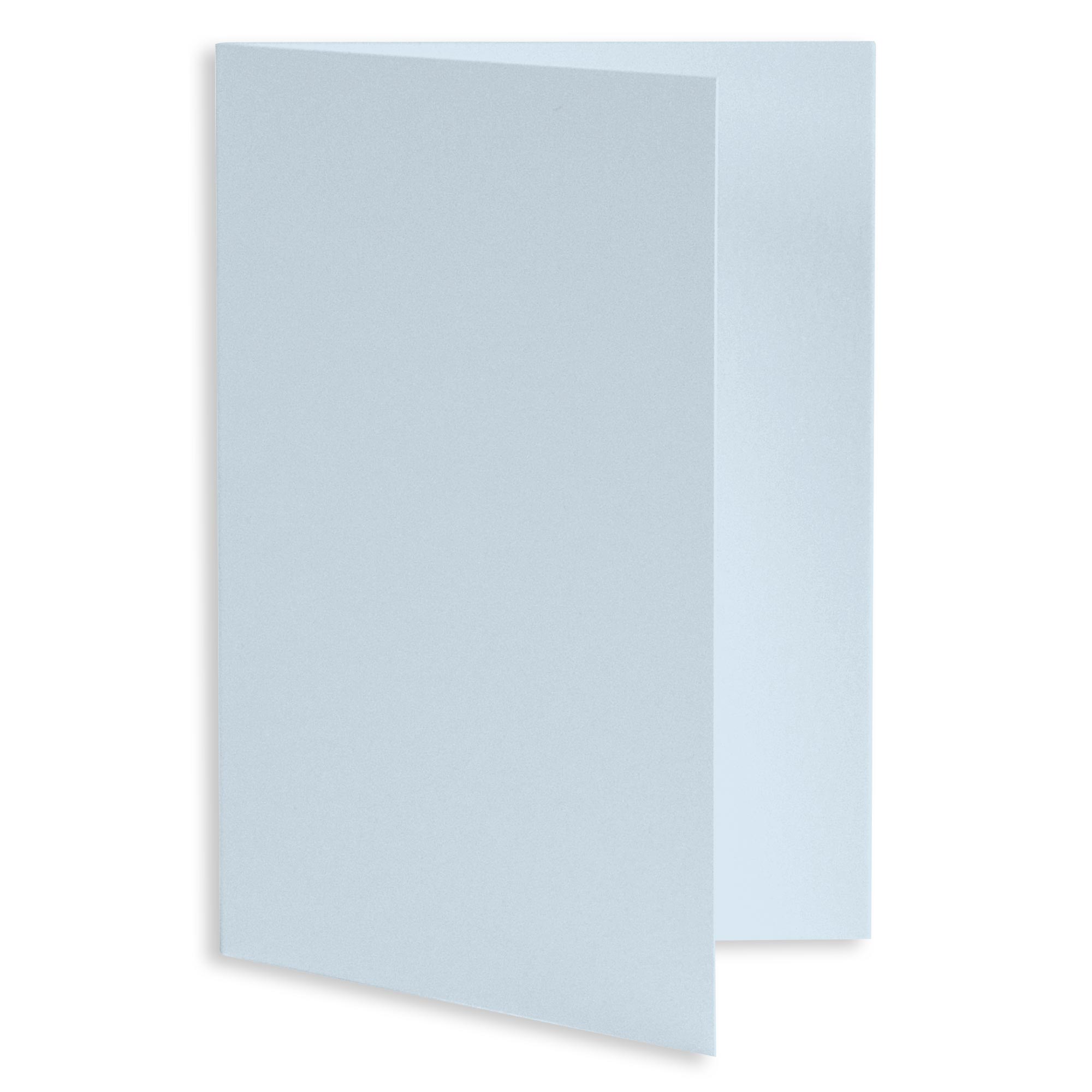 Gentlemen Blue Folded Card - A1 Gmund Cotton 3 1/2 x 4 7/8 111C