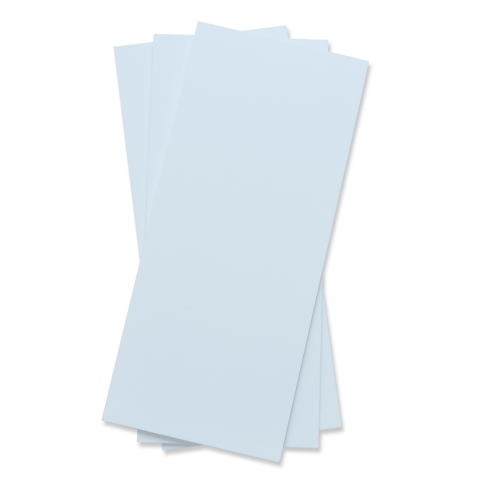 Gentlemen Blue Flat Card - 4 x 9 1/4 Gmund Cotton 111C