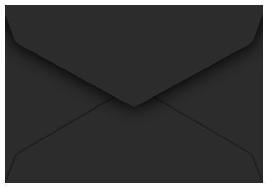 Classic Crest Envelopes | Black Matte Envelopes | LCI Paper
