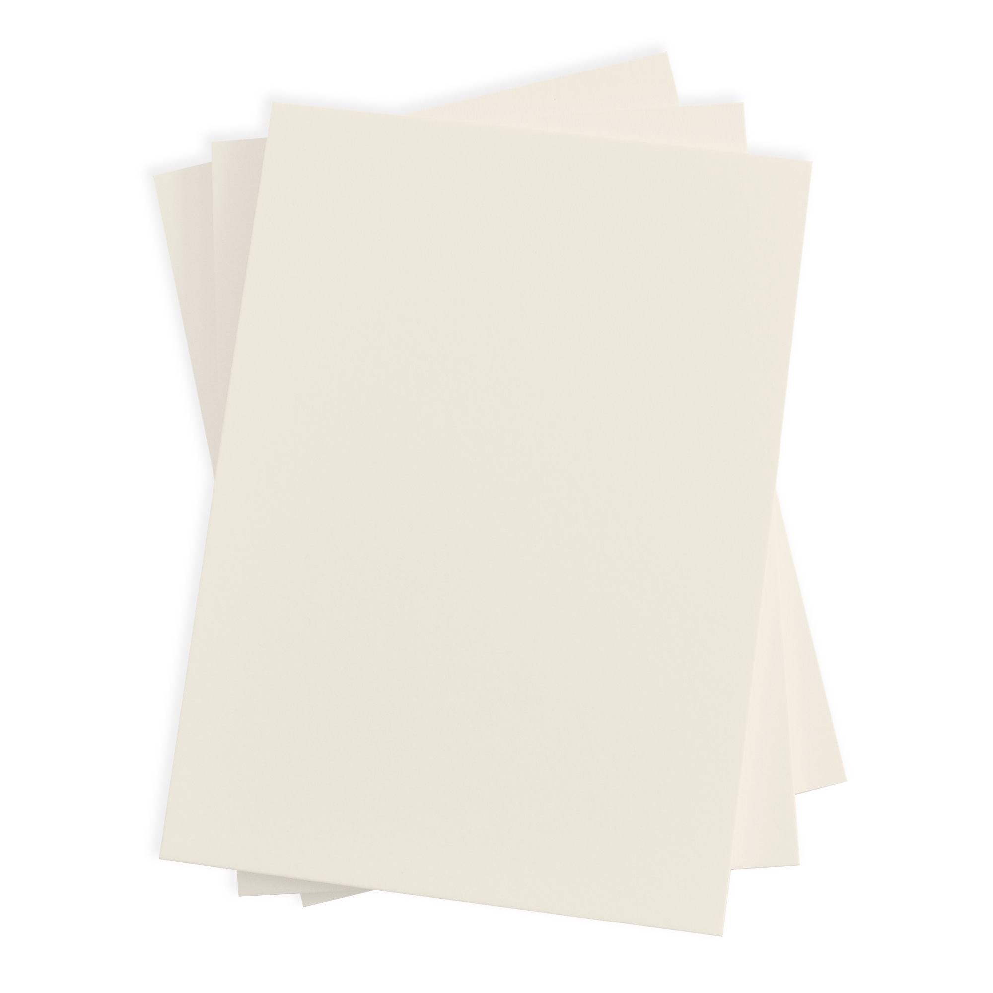 Ecru Flat Card - A7 LCI Smooth 5 1/8 x 7 80C