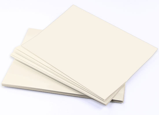 Ecru Paper - 8 1/2 x 11 LCI Smooth 80lb Text